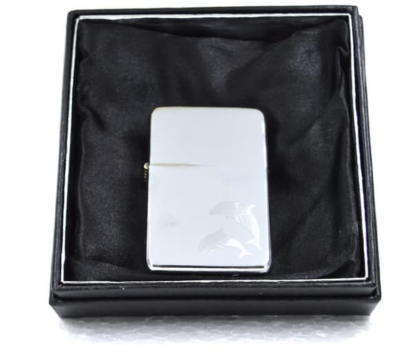Bensin / Olje Lighter - Gentelo - Freedom Silver