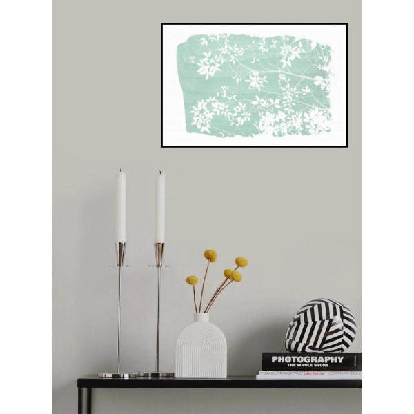 Mint Tree Foliage Silhouette MultiColor 21x30 cm