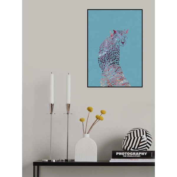Abstract Cheetah MultiColor 30x40 cm