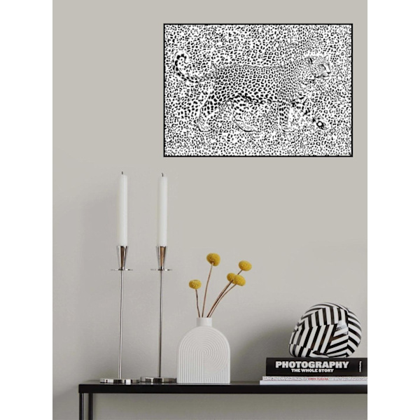 Leopard Rosette Camouflage MultiColor 50x70 cm