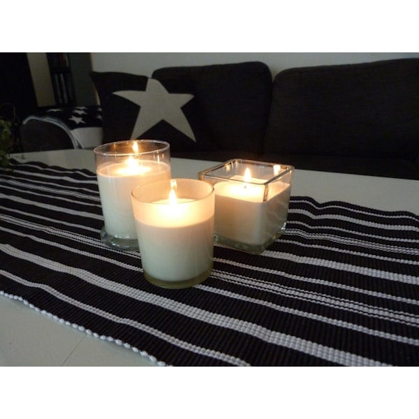 Doftljus med mild doft - rund