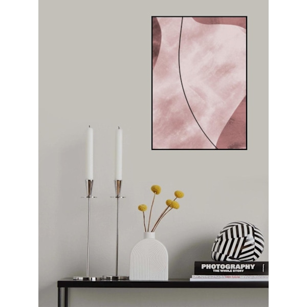 Abstract Shapes Pink MultiColor 30x40 cm