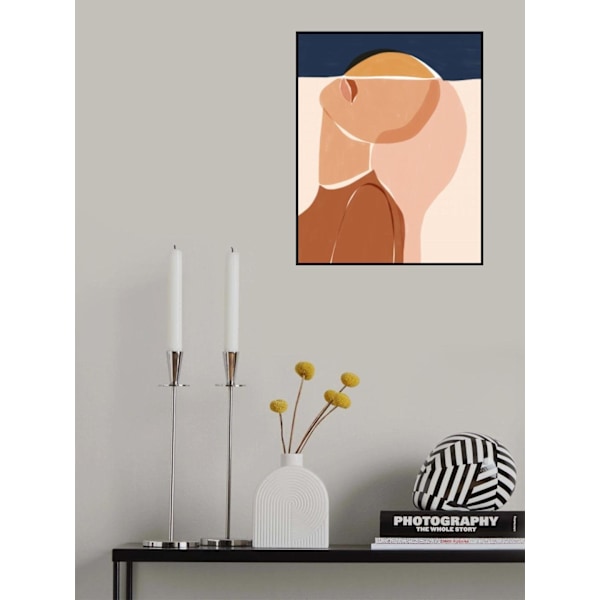 Half Face Half Sun MultiColor 50x70 cm