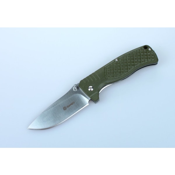 GANZO G722 Vihreä taitettava veitsi metsästysveitsi grön