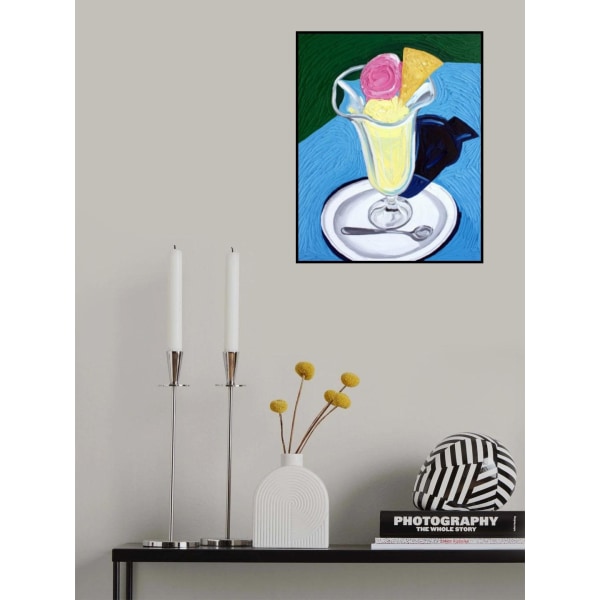 Raspberry And Vanilla Ice Cream MultiColor 50x70 cm