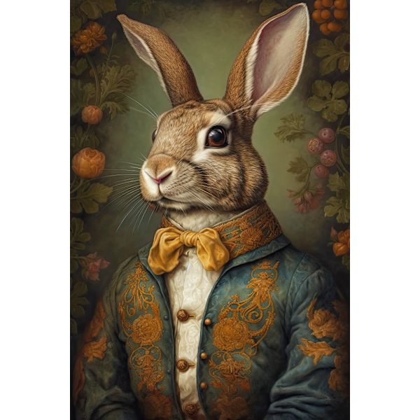 Mr Bunny MultiColor 70x100 cm