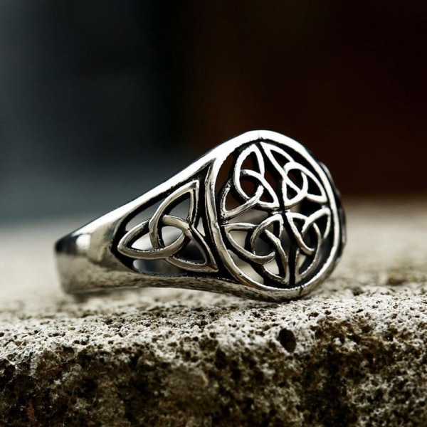 Ring - Nordisk Mytologi - Keltisk knute Triquetra #11