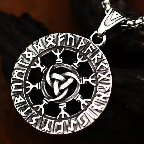 Pendant - Nordic Mythology - Odin's horn with runes