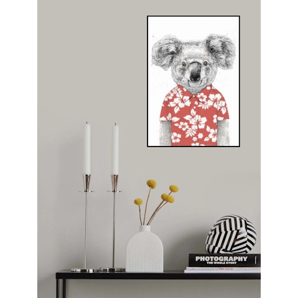 Summer Koala (Red) MultiColor 50x70 cm