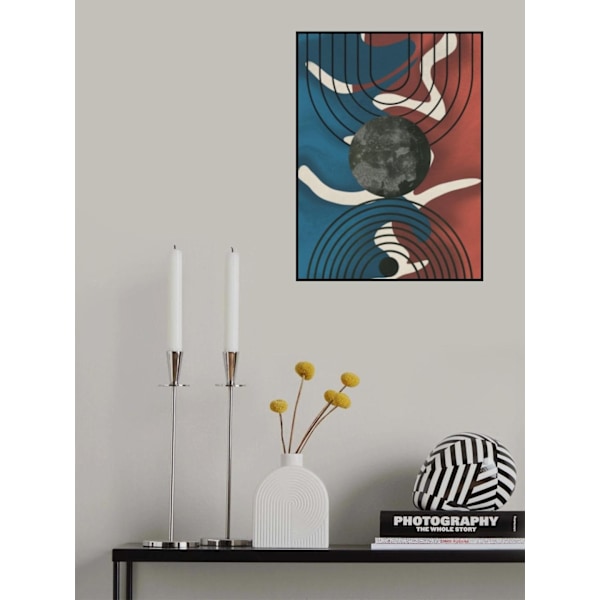 Mid Century Fabric MultiColor 50x70 cm