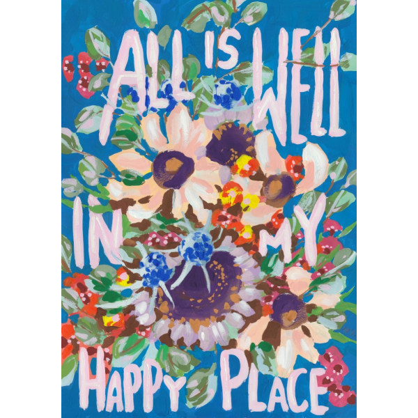 All Is Well MultiColor 30x40 cm