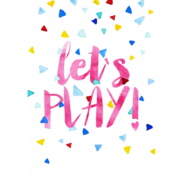 Let`S Play! MultiColor 70x100 cm