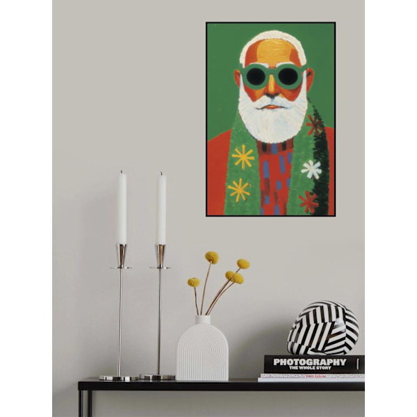 Holiday Santa MultiColor 30x40 cm