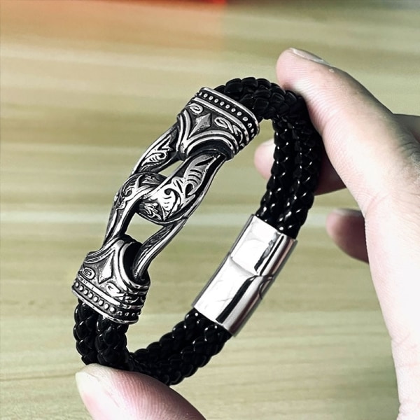 Bracelet - Norse mythology - Link with Valknut 20cm