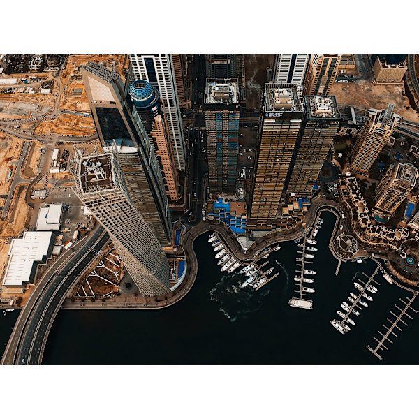 Jbr - Dubai MultiColor 30x40 cm