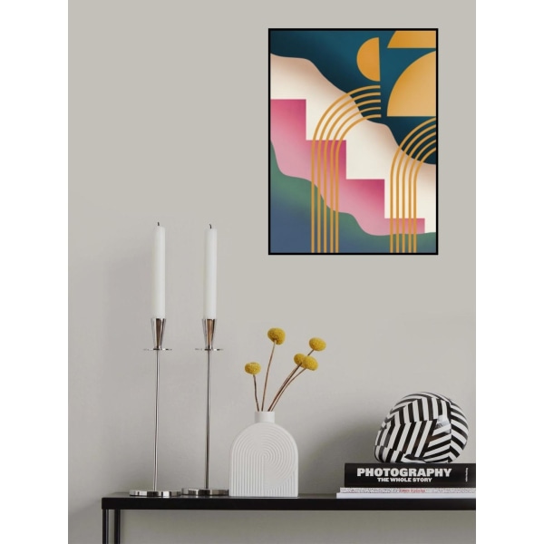 Mid Century Liquify MultiColor 30x40 cm