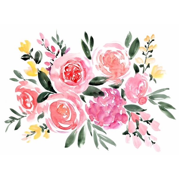 Janis Bouquet MultiColor 70x100 cm