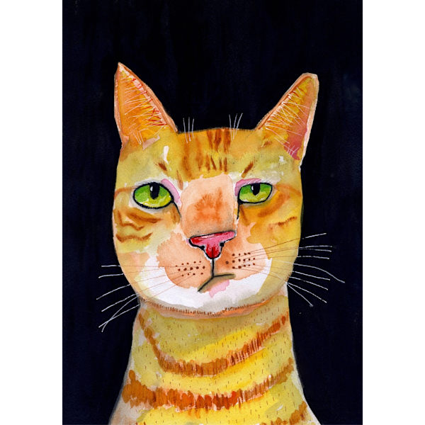 Ginger Cat MultiColor 30x40 cm
