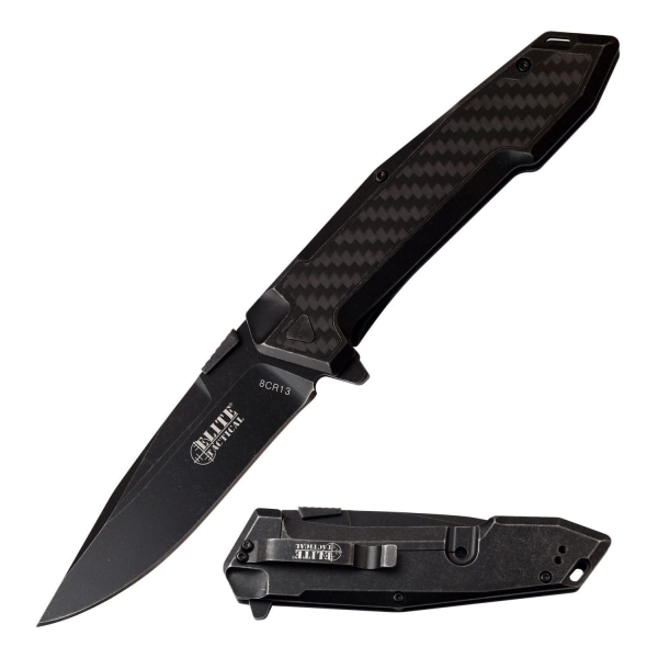 Elite Tactical - ET-1018 - Fällkniv Black Svart