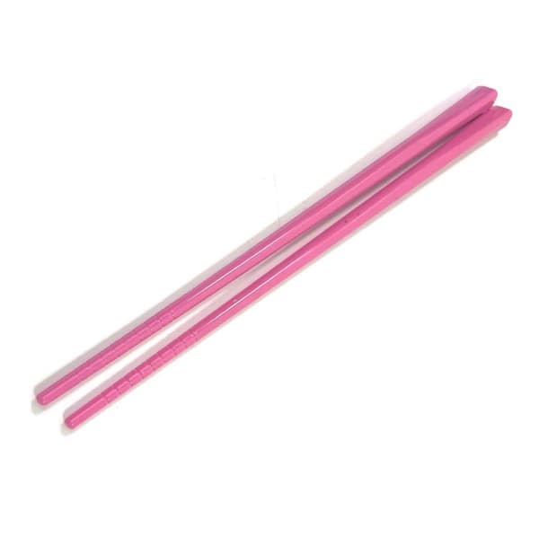 Spisepinde hjerter 2-pak lyserød Pink