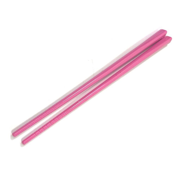 Spisepinner hjerter 2-pak rosa Pink