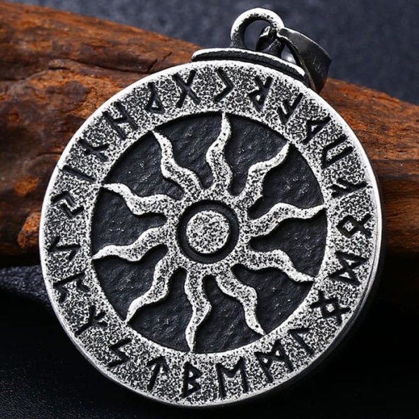 Anheng - Nordisk mytologi - Sol med runer