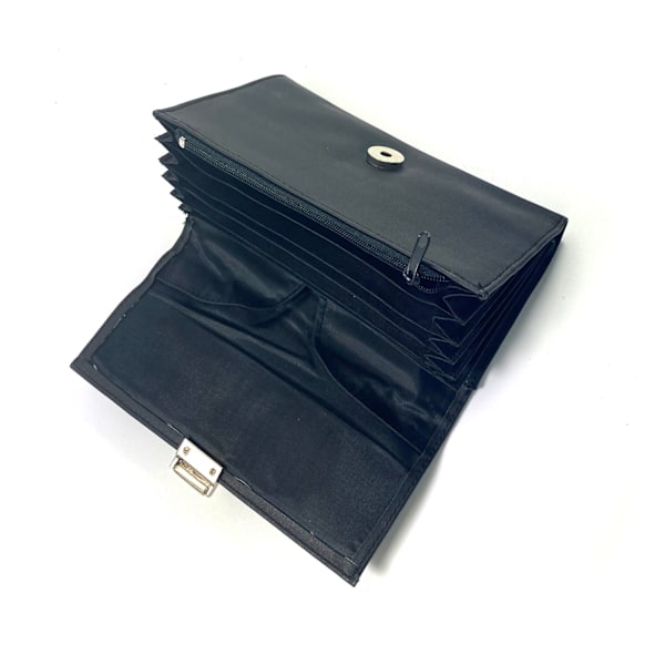 Wallet with buckle Black