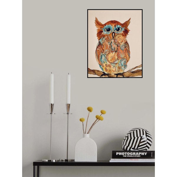 Wise Owl 2 MultiColor 70x100 cm