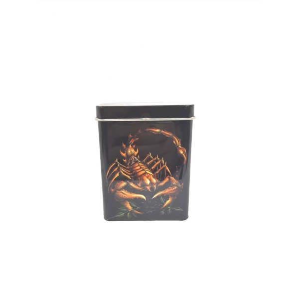 CIGARETTE BOX-METAL Scorpion Multicolor