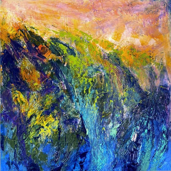 Df214marshsunset MultiColor 30x40 cm