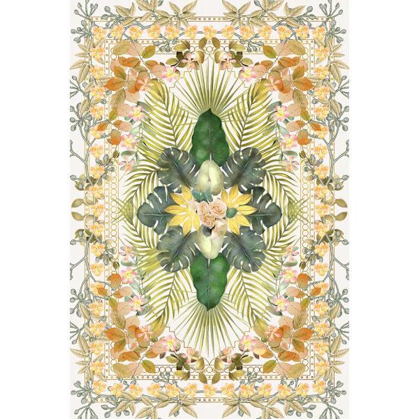 Tropical Foliage 09 MultiColor 50x70 cm