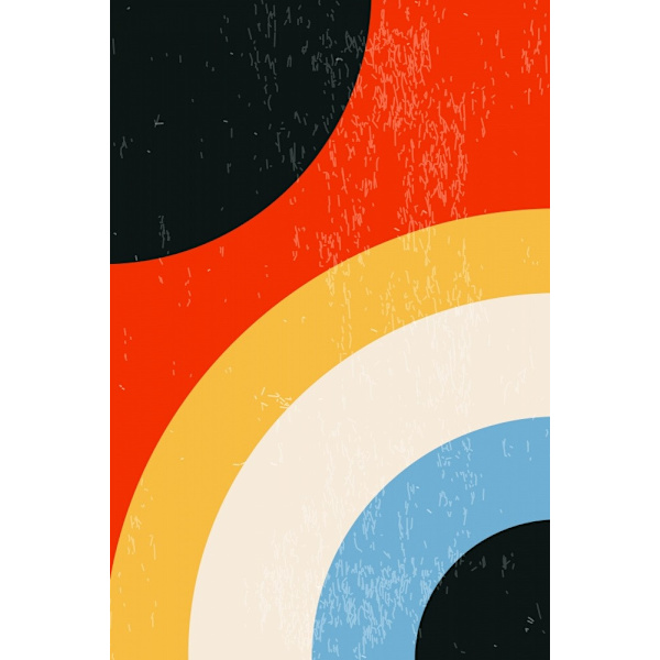 Minimal Shapes Series 27 MultiColor 21x30 cm
