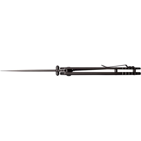 Elite Tactical ET-1007 fällkniv – drop point i 8Cr13 med TiNite, frame lock Svart