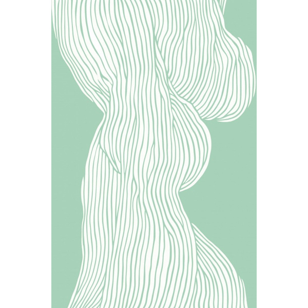 Fibers No 1 (Mint) MultiColor 50x70 cm