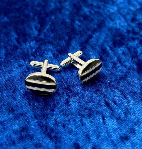 eksklusive mansjettknapper Silver