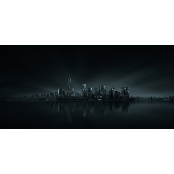 New York Skyline MultiColor 50x70 cm
