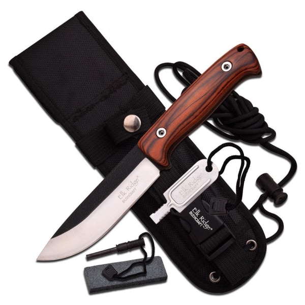 Elk Ridge - 555PW - Fast klinge kniv - Jagt kniv