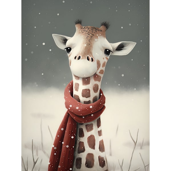 Giraffe 2 MultiColor 30x40 cm