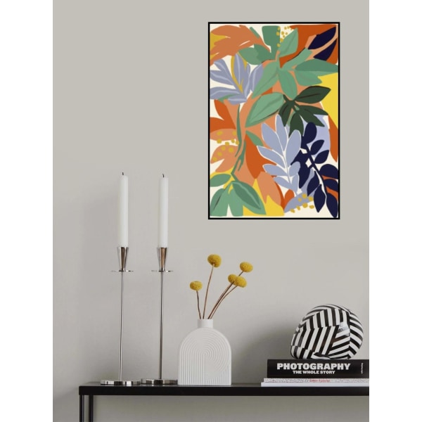 Botaniska intryck nr 4 MultiColor 50x70 cm