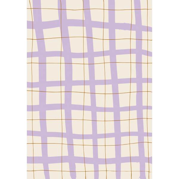 Lilac Grid MultiColor 21x30 cm