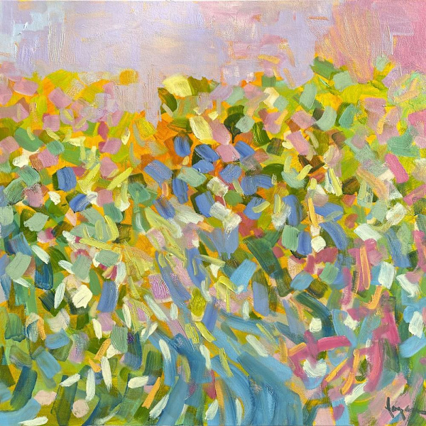 Df009sunrise On A Misty Morning I MultiColor 70x100 cm