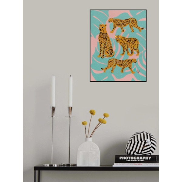 Leopards Erum Khalili.png MultiColor 30x40 cm