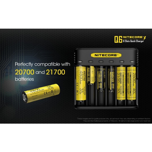 Q6 - NITECORE Li-ion Charger Black