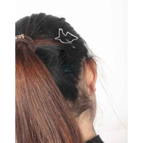 Beautiful high quality hairpiece, silvercolor
