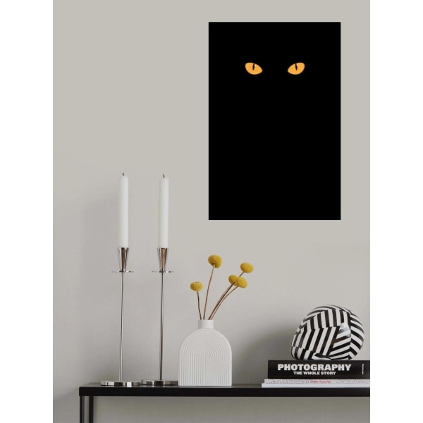 Halloween Cat Eyes MultiColor 30x40 cm