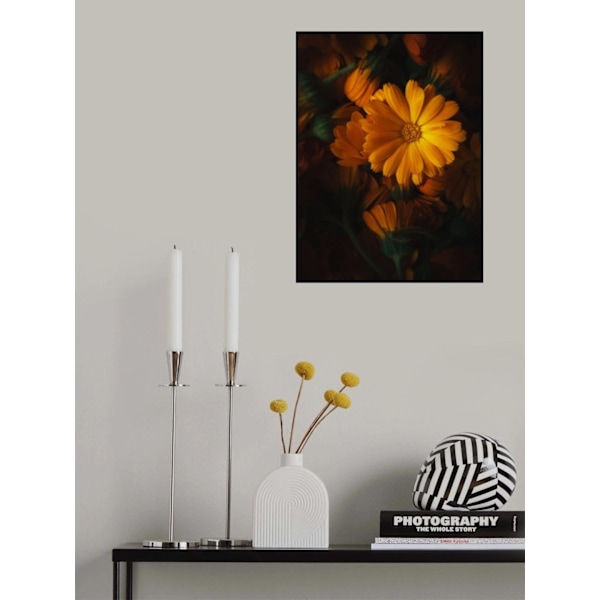 Golden Flower MultiColor 30x40 cm
