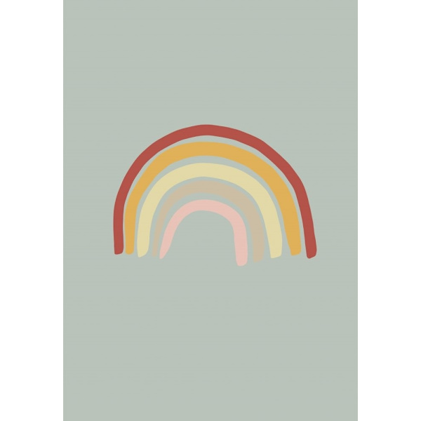 Rainbow Green MultiColor 70x100 cm