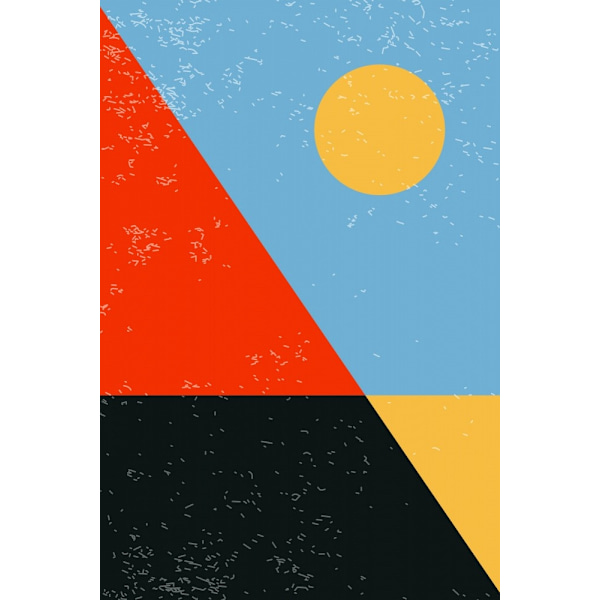 Minimal Shapes Series 24 MultiColor 70x100 cm