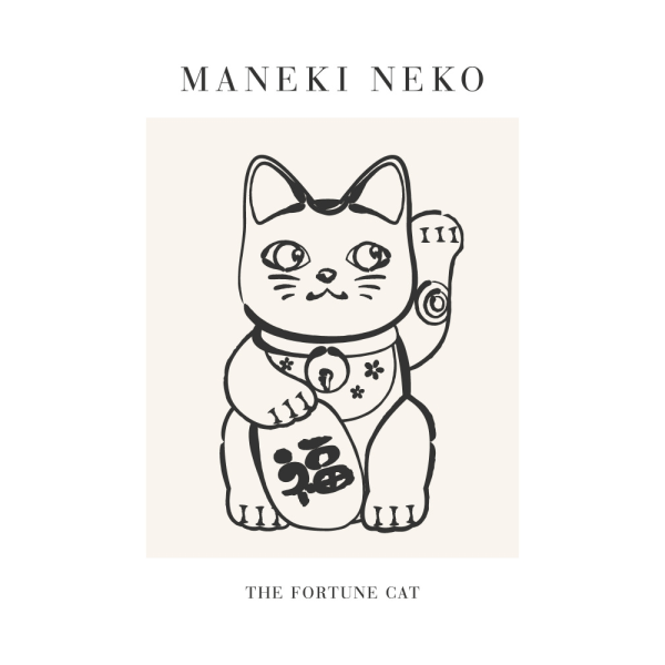 Manekineko No2 MultiColor 21x30 cm