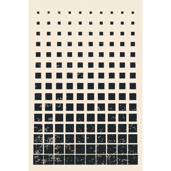 Minimal Halftone Shapes 1 MultiColor 21x30 cm